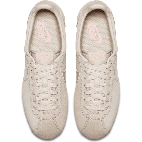 nike classic cortez trainers in sand suede