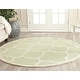 preview thumbnail 6 of 86, SAFAVIEH Handmade Cambridge Rosy Modern Moroccan Wool Rug 6 - Light Green/Ivory