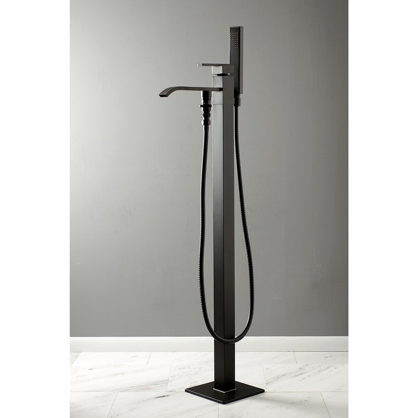 Executive Freestanding Tub Faucet with Hand Shower. Opens flyout.
