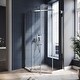 ELEGANT Neo-Angle Shower Door Semi-Frameless Shower Enclosure - Bed ...