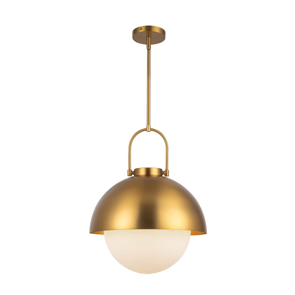 Alora Lighting PD507216OP Harper 16" Wide Pendant with Opal Glass