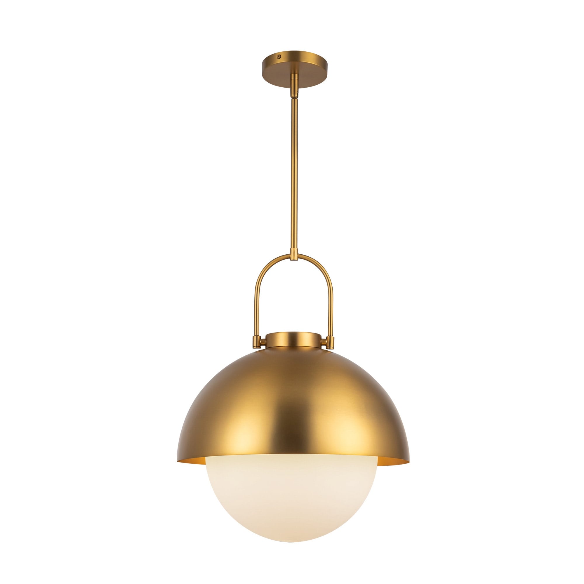 Alora Lighting PD507216OP Harper 16" Wide Pendant with Opal Glass