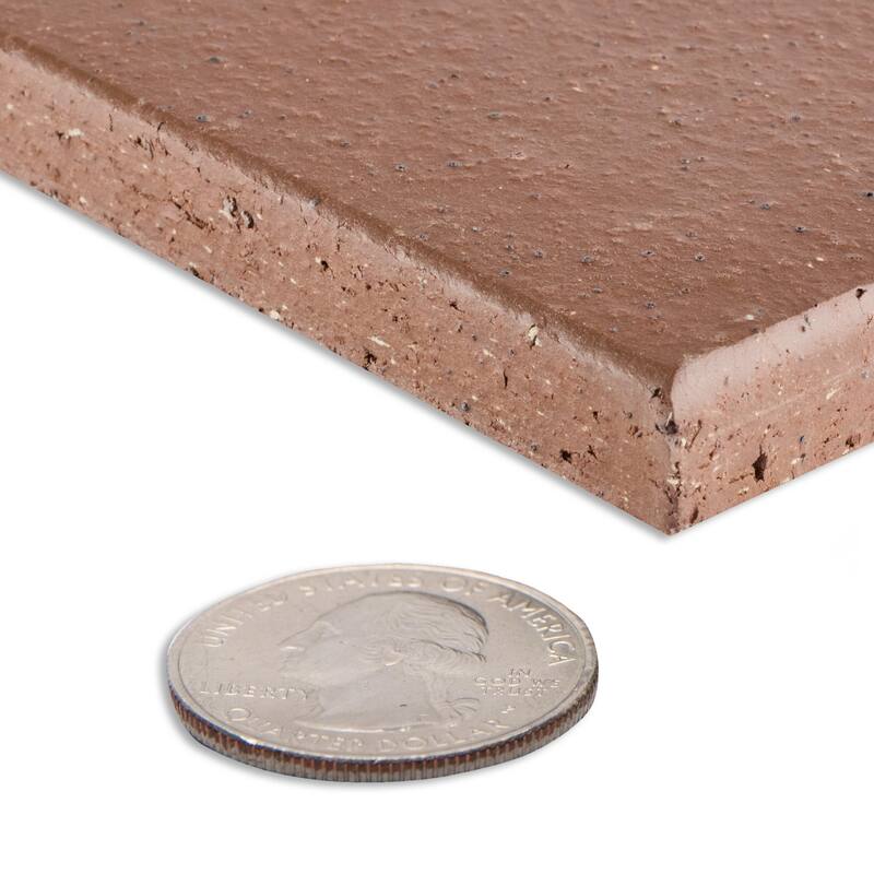 Merola Tile Lincoln Quarry Mayflower Red 6" x 6" Ceramic Floor and Wall Tile