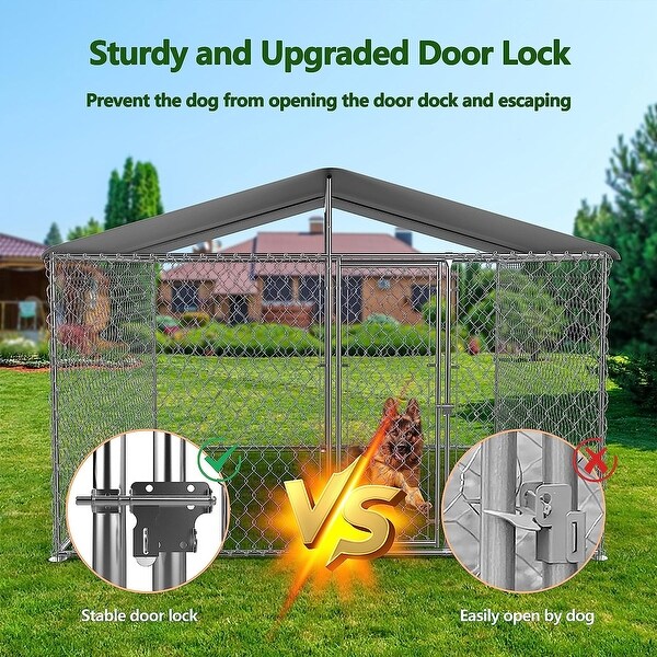 Chain link dog run for sale shop