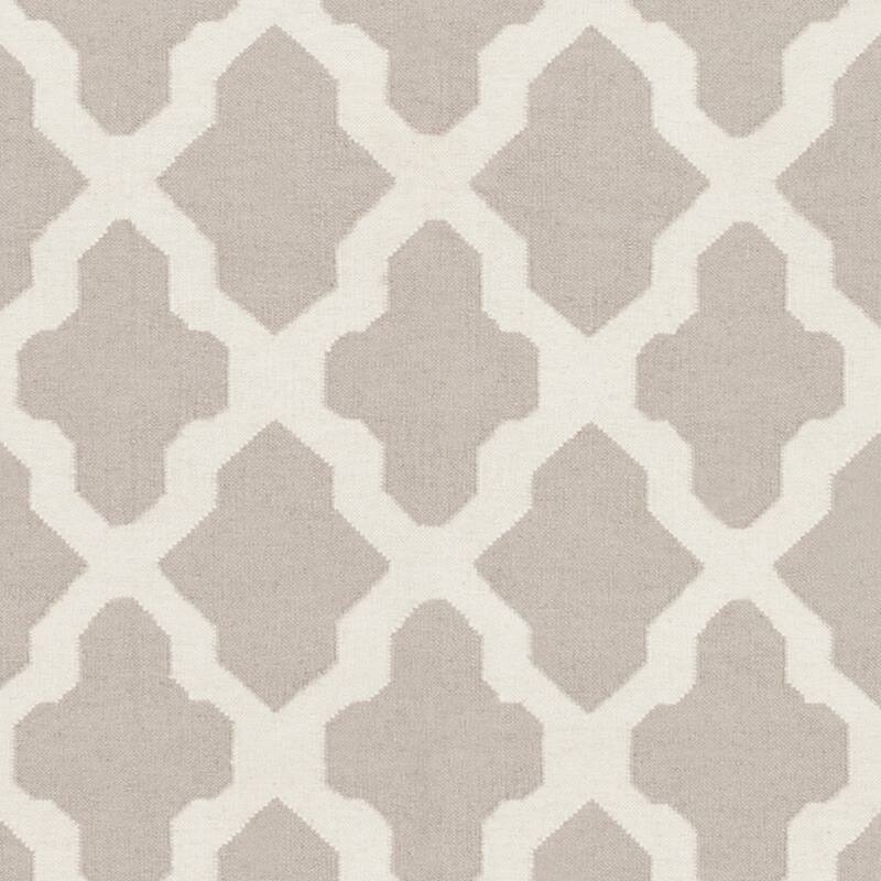 Hand-Woven Ashley Lattice Reverisble Flatweave Wool Area Rug - 5' x 8'