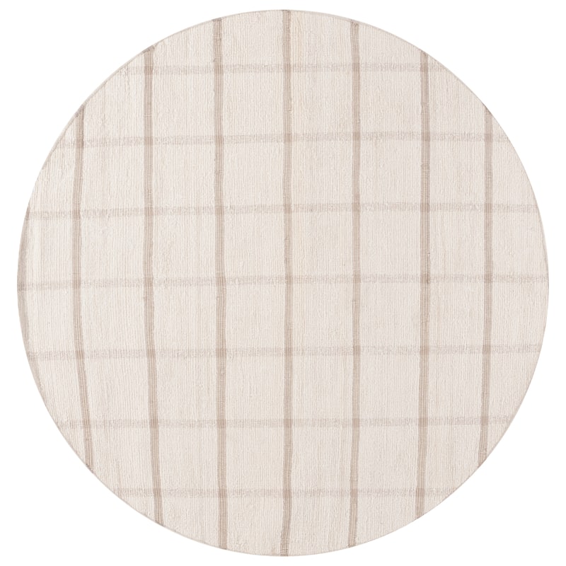 SAFAVIEH Handmade Montauk Espedita Cotton Rug - 6' Round - Ivory/Beige
