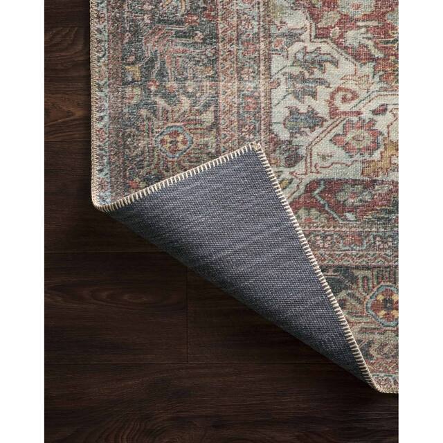 Alexander Home Tremezzina Printed Distressed Area Rug