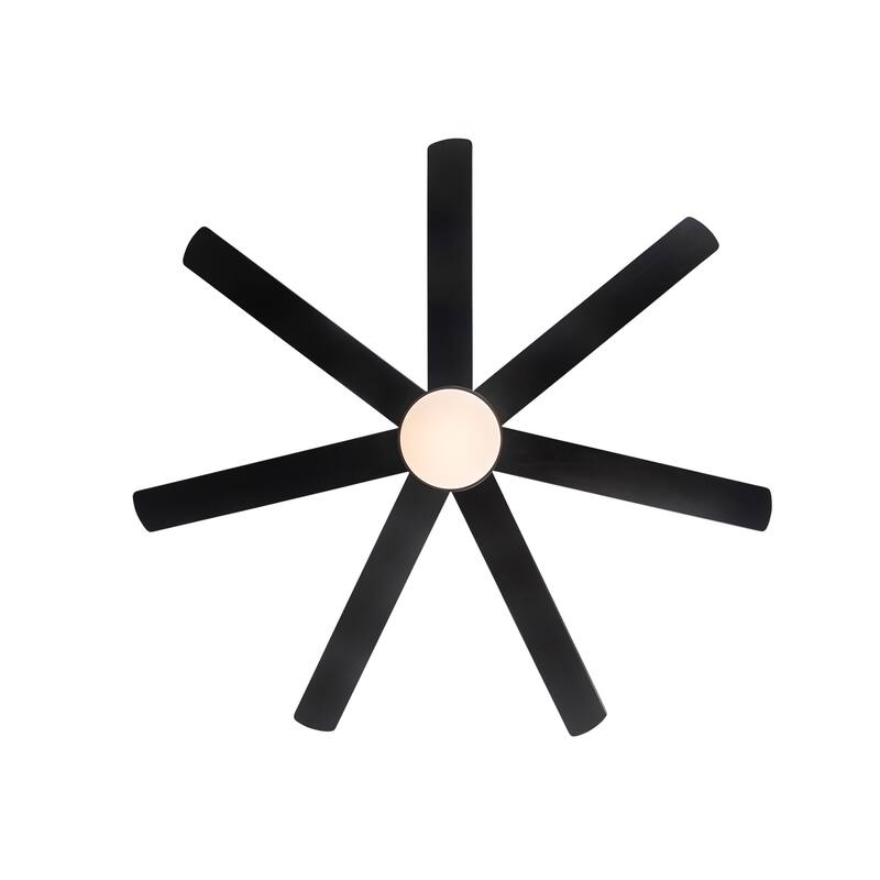 Dual-Tone Wood Blades Ceiling Fan Light with Dimmable 3-Color LED & 6-Speed Remote Control, Timer and Memory Function