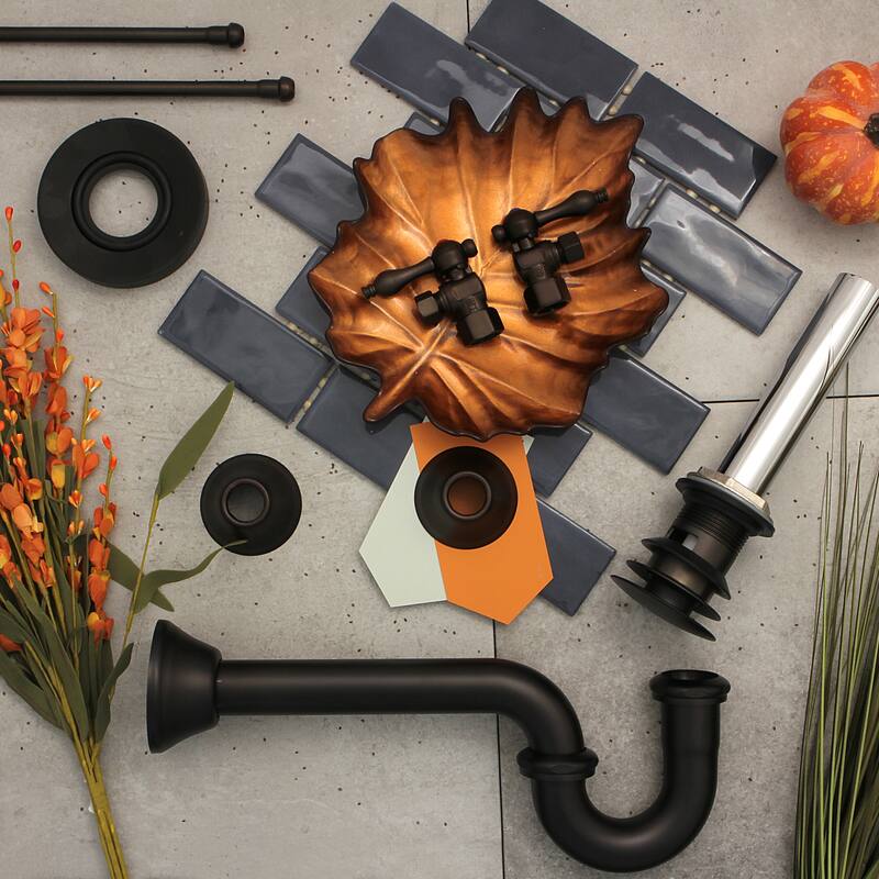 Kingston Brass Trimscape Plumbing Sink Trim Kit with P-Trap and Overflow Drain