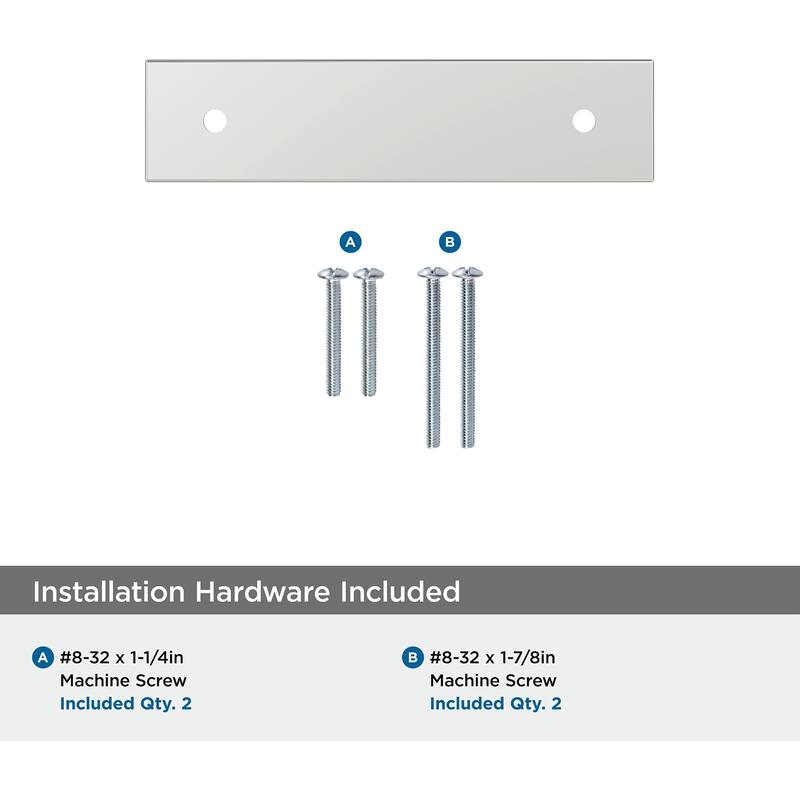 Amerock BP37761 Ladera 4-1/8" Backplate for 3" Center to Center