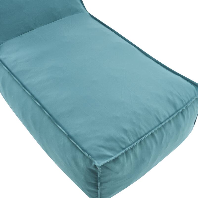 Christopher Knight Home- Harper Fabric Outdoor Bean Bag Lounger Chair