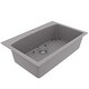 preview thumbnail 26 of 82, Karran Drop-In Quartz 33 in. 1-Hole Single Bowl Kitchen Sink Kit
