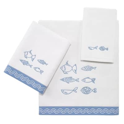 Blue Fin Bay 3 Pc Bath Towel Set