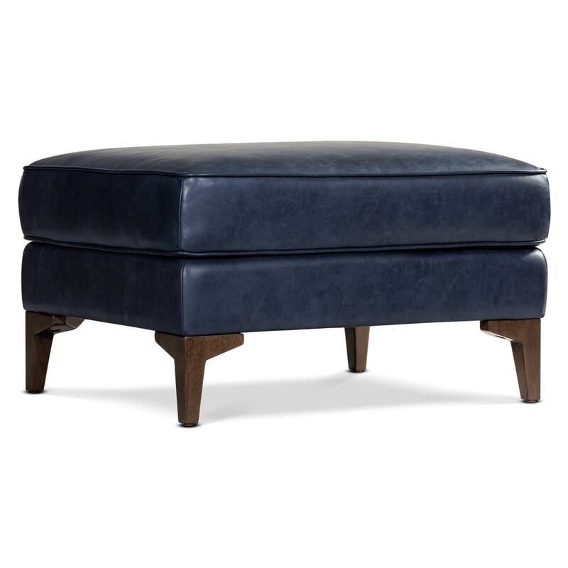 Poly & Bark Essex Genuine Italian Leather Rectangular Ottoman