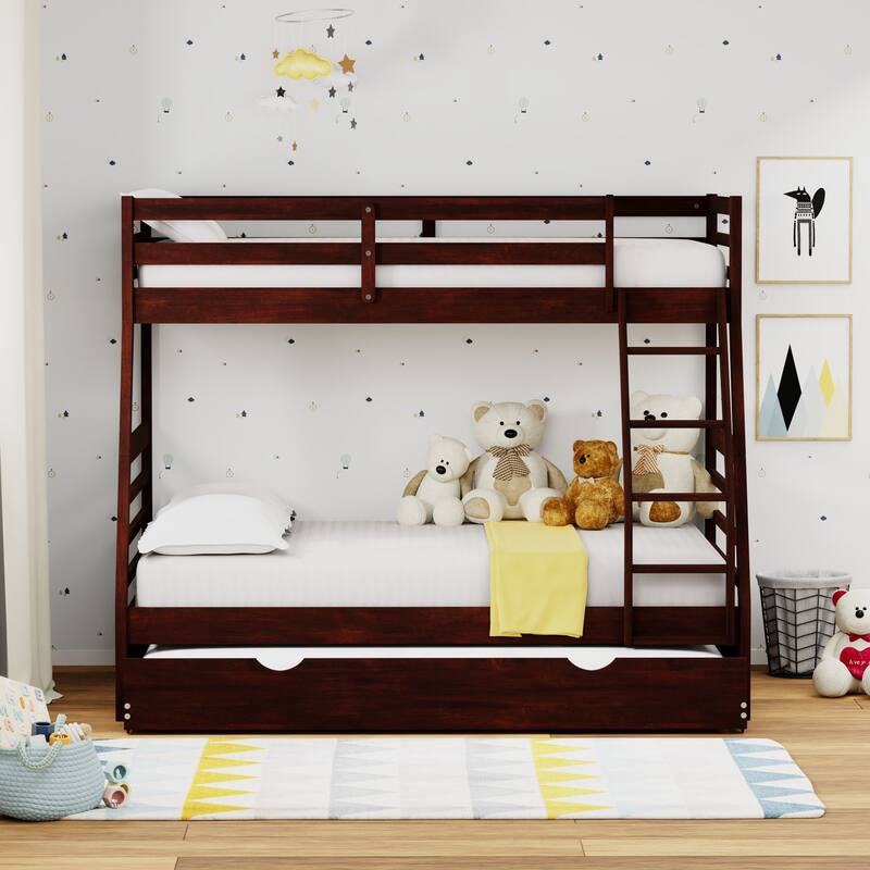 Plana Wood Bunk Bed and Trundle