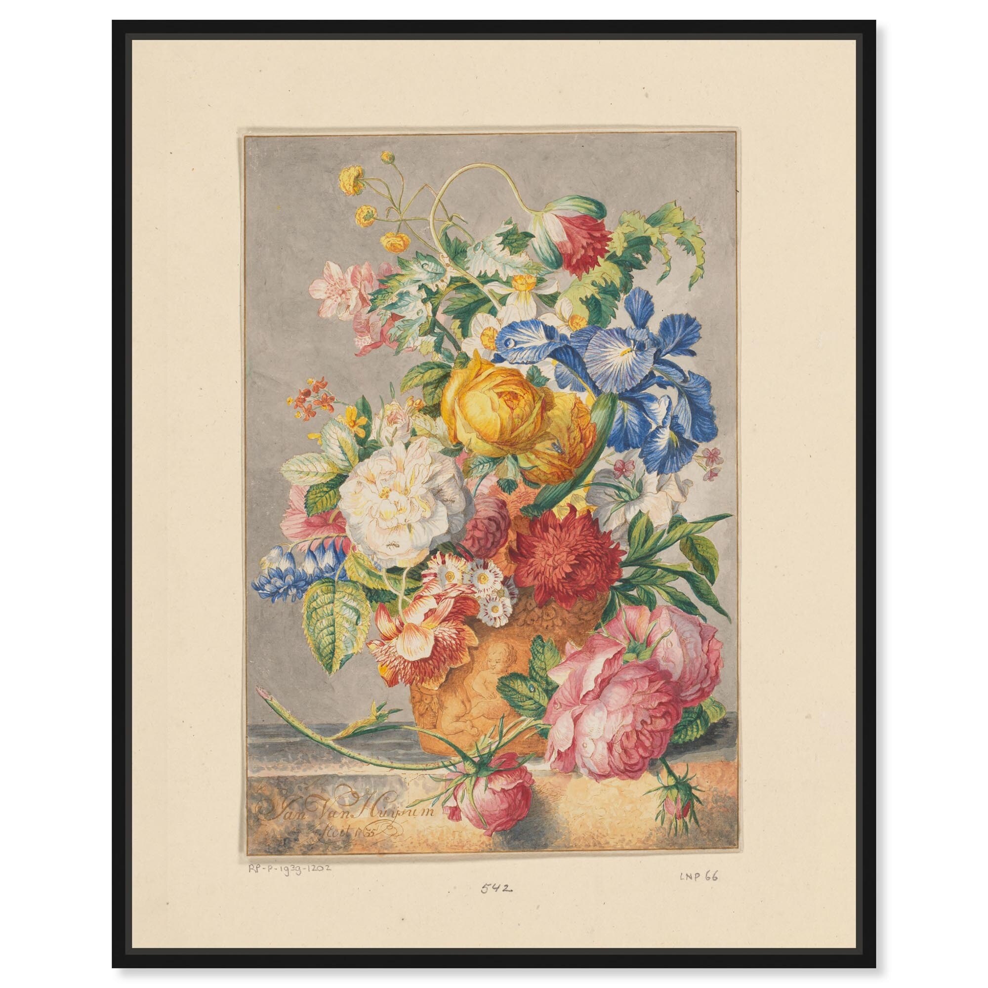 Bloemenstilleven 1777 Canvas by Art Remedy