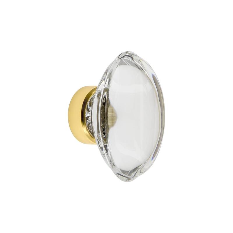 Grandeur PROV-CRYS-KNOB Provence 1-3/4" Elegant Solid Crystal Vintage - Polished Brass