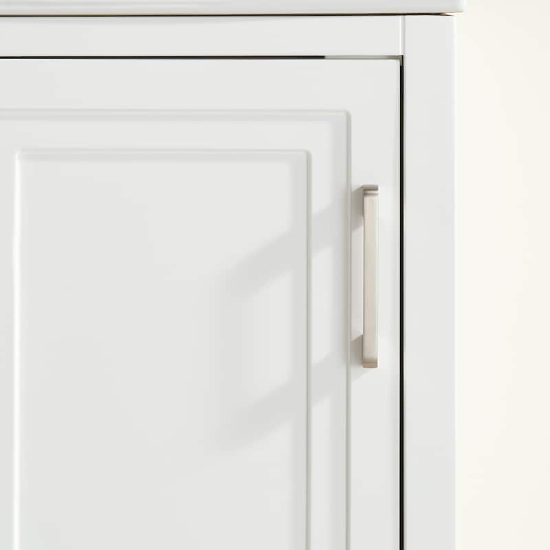 Fully Assembled 18" Freestanding Single Bathroom Vanity with Top