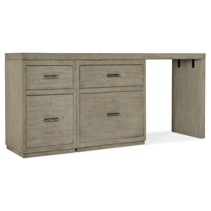 Linville Falls 96" Desk with File and Lateral File