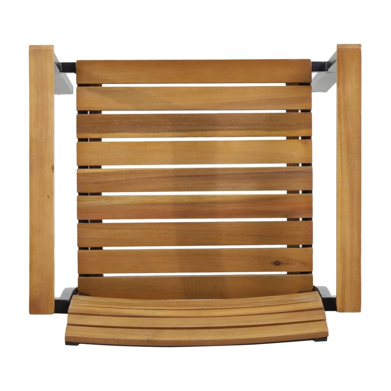 Laris Outdoor 6-Seater Wood Dining Set by Christopher Knight Home
