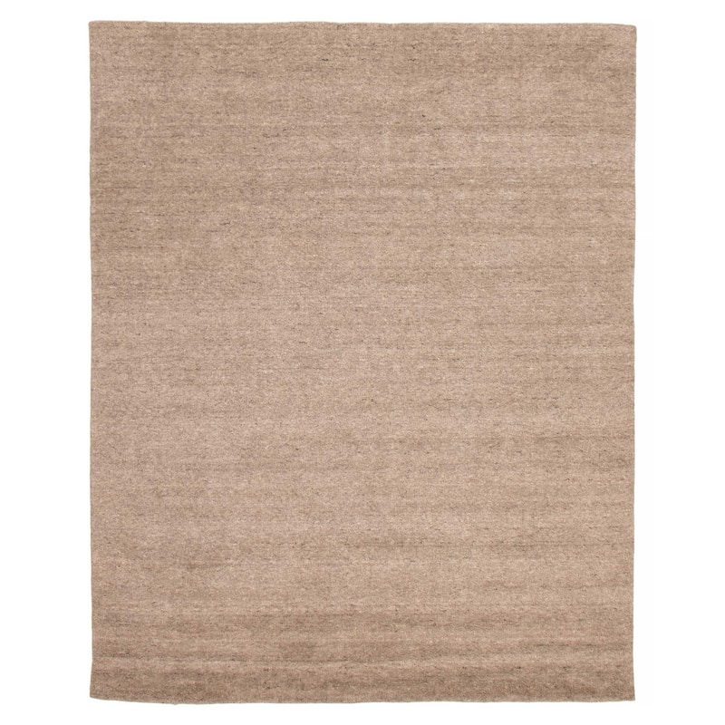 ECARPETGALLERY Hand-knotted Kashkuli Gabbeh Taupe Wool Rug - 8'1 x 10'1 - Taupe - 8'1 x 10'1