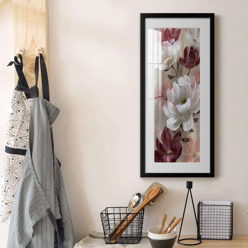 Fields of Burgundy Blush II-Premium Gallery Framed Print