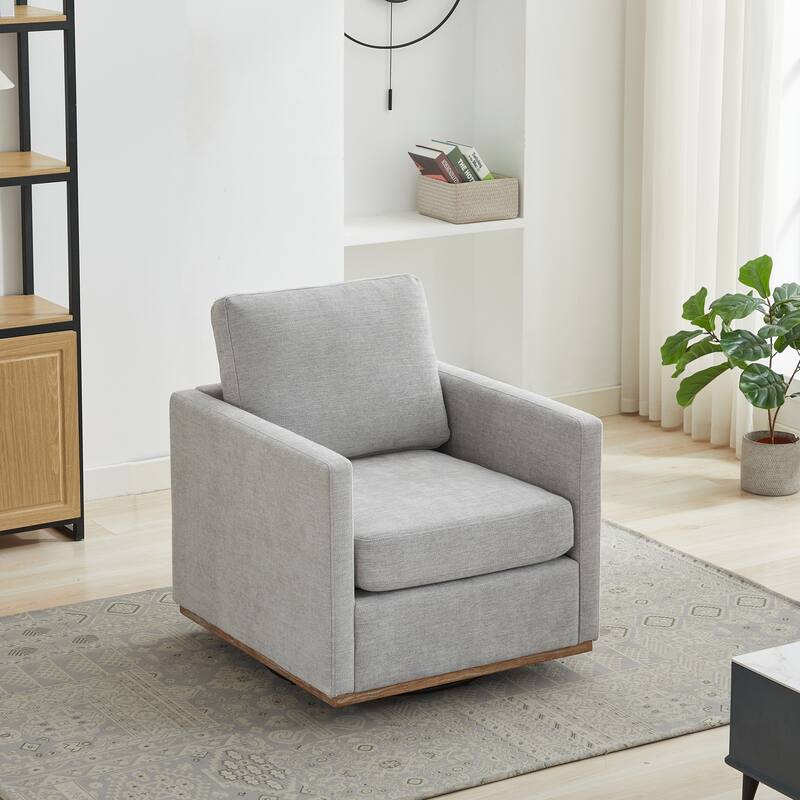 30.7"W Swivel Accent Chair Lounge Armchair Single Sofa Chair
