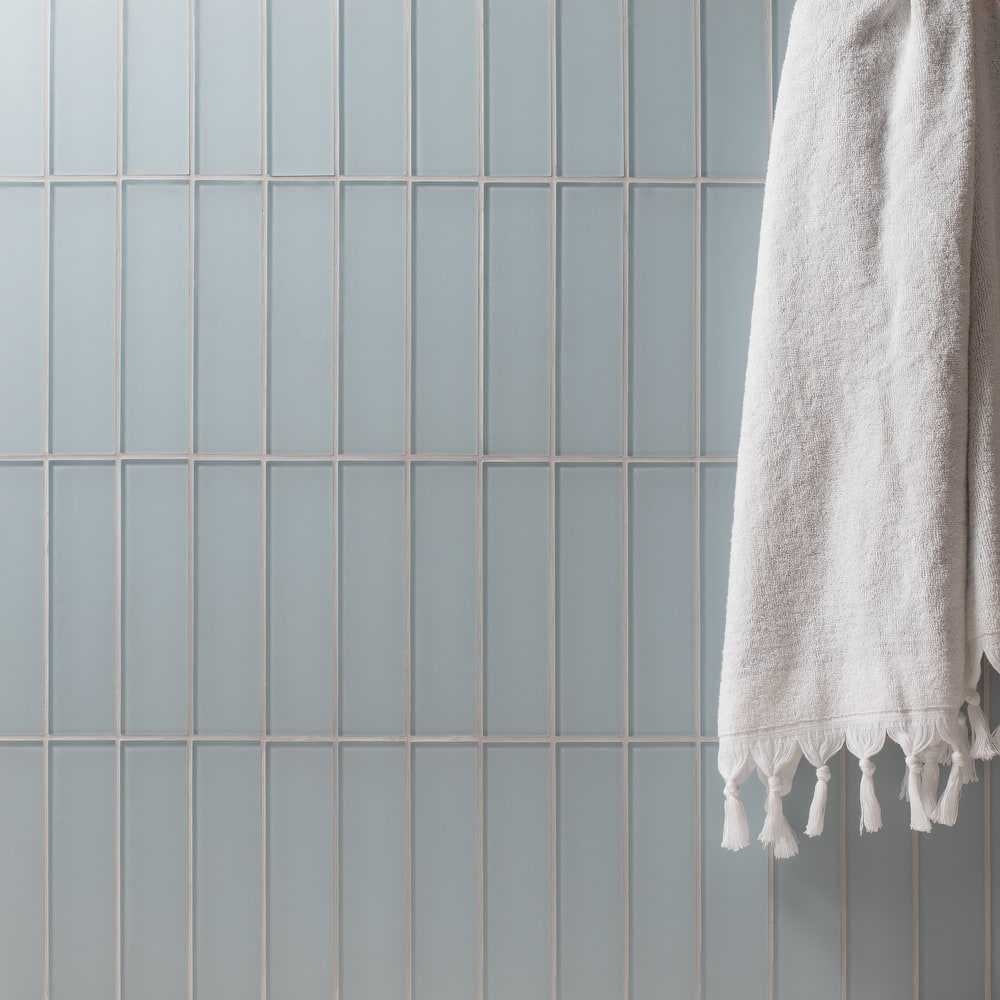 2 in. x 8 in. Glass Subway Wall Tile