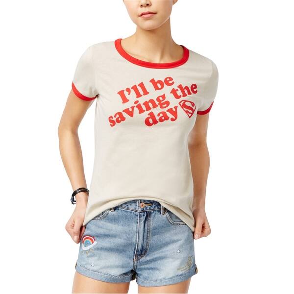 Shop Dc Comics Womens I Ll Be Saving The Day Graphic T Shirt
