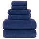 preview thumbnail 19 of 24, 6PC Towel Set - Cotton Bathroom Accessories with 2 Bath Towels, 2 Hand Towels, and 2 Washcloths by Windsor Home