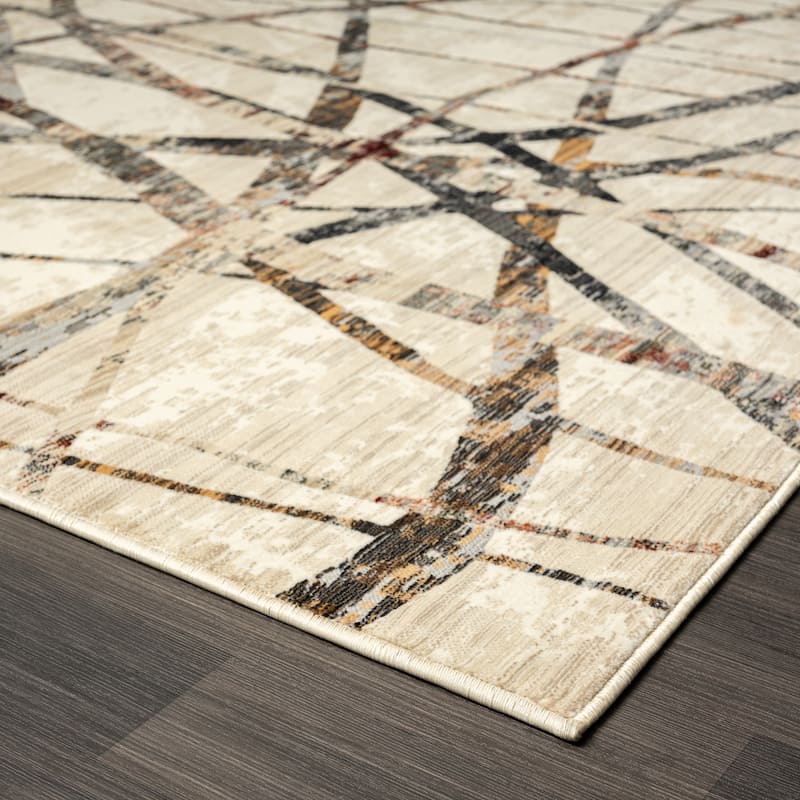 Petra Travertine/Earth Area Rug