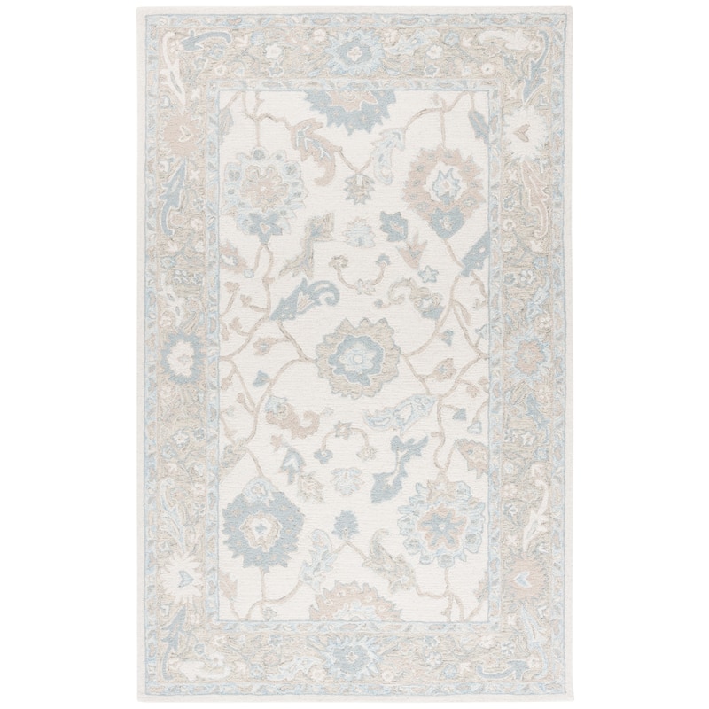 SAFAVIEH Handmade Ebony Yulija Modern & Contemporary Wool Rug