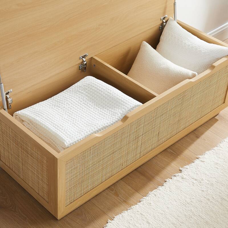 Soma Rattan Storage Bench