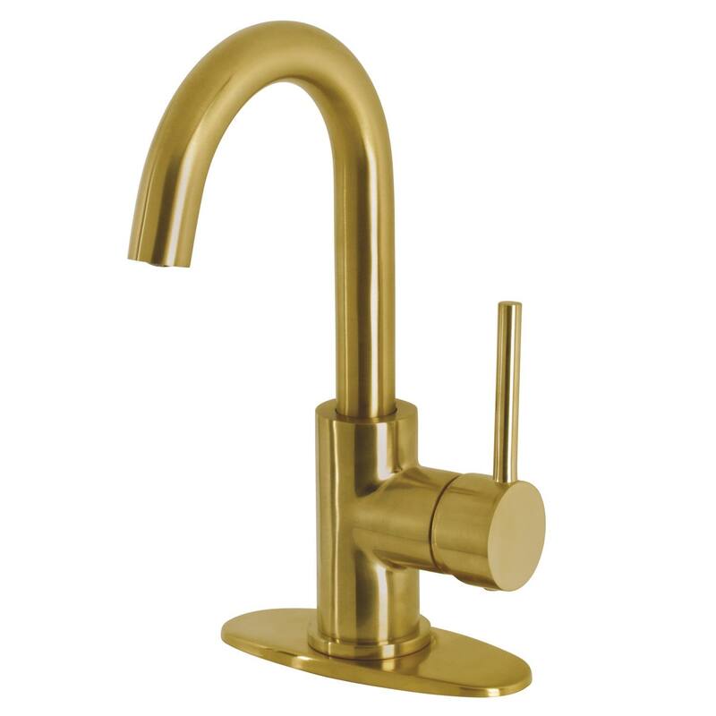 Kingston Brass Concord 1.8 GPM Single Hole Bar Faucet - Brushed Brass