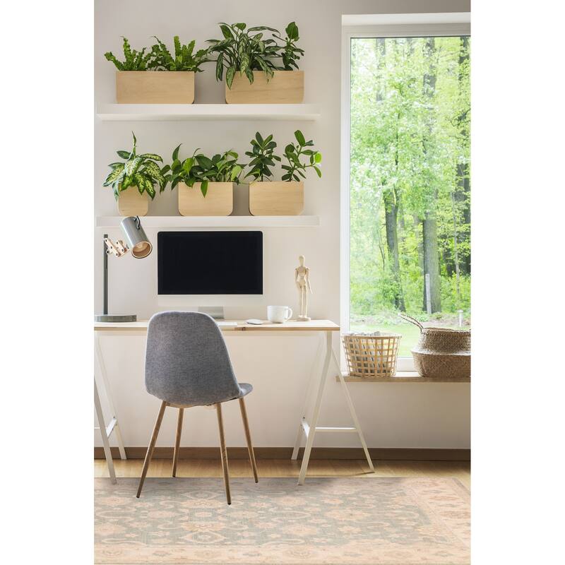 ECARPETGALLERY Hand-knotted Peshawar Oushak Teal Wool Rug - 6'0 x 9'0