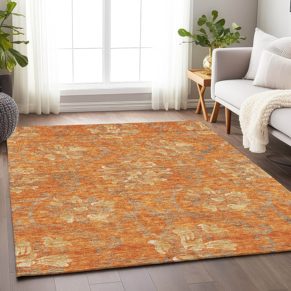 Premium Washable Super Soft Persian Floral Mayfield Rug