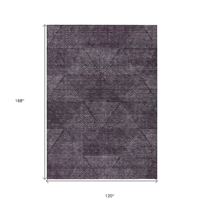 HomeRoots Geometric Transitional Rectangle Outdoor Rug