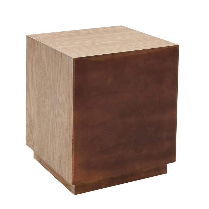 COZAYH Fully Assembled Modern Farmhouse Nightstand with Storage Drawer & 2 Open Shelves