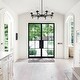 preview thumbnail 25 of 29, Modern Black Farmhouse Chandelier Dining Room Light Fixture Over Table Industrial Lighting for Living Room Foyer Kitchen