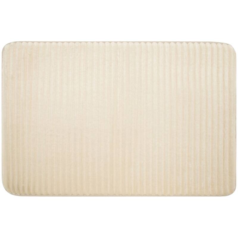 Mohawk Home Roswell Ribbed Bath Mat - 1' 8" x 2' 6" - Papyrus Beige
