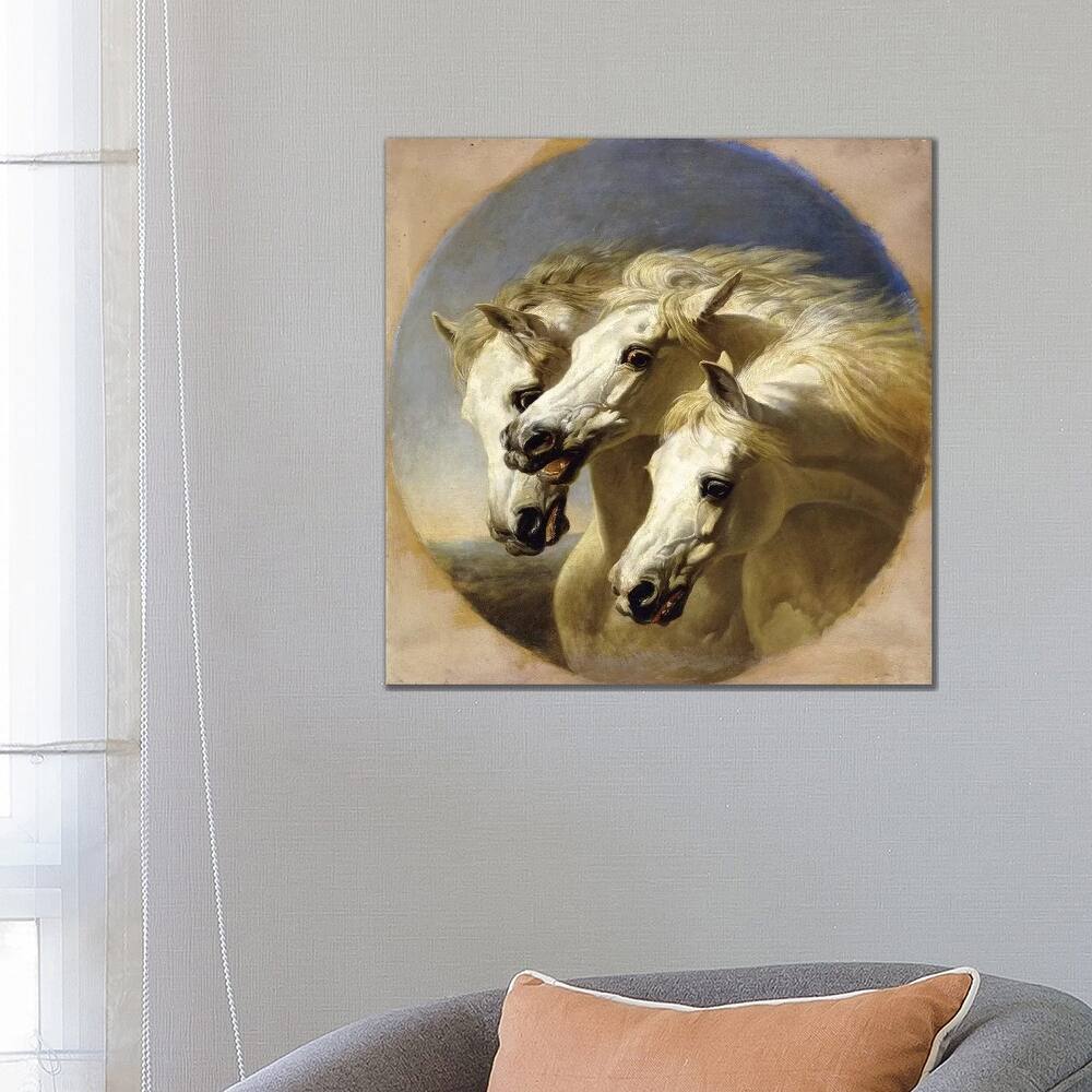 iCanvas "Pharaoh's Horses, 1848 " by John Frederick Herring Sr Canvas Print