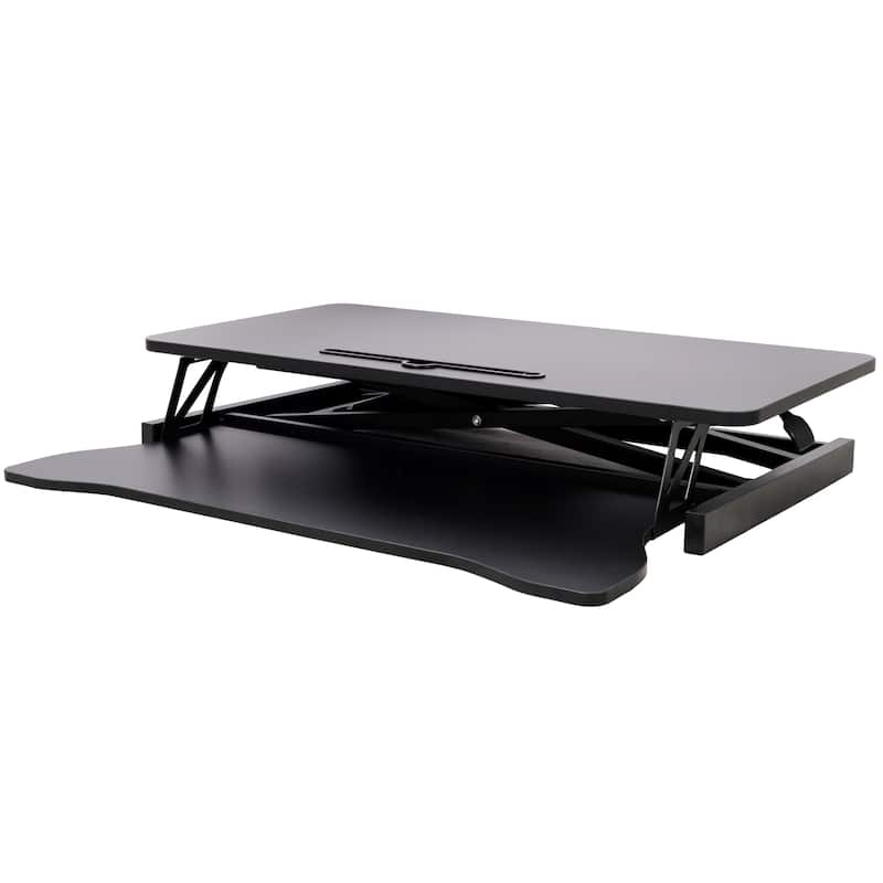 Adjustable Height Standing Laptop Desk,Adjustable Sit to Stand Up Workstation with Keyboard Tray