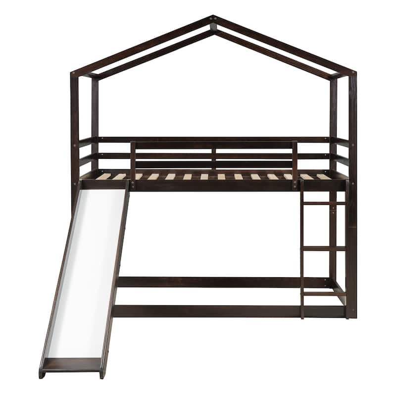 Twin over Twin Bunk Bed with Ladder