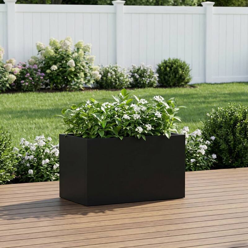 Metal Planters for Outdoor Plants Planter Box