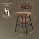 preview thumbnail 79 of 136, 26"/29" Faux Leather Swivel Counter/Bar Stools Set of 2/3