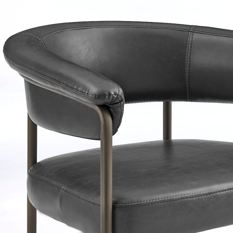 NPD Furniture Kaiden Faux Leather Counter Stool (Set of 2)