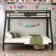preview thumbnail 1 of 11, Twin XL over Queen Metal Bunk Bed for Teens and Adults,Space-Saving/Noise Reduced/No Box Spring Needed Black