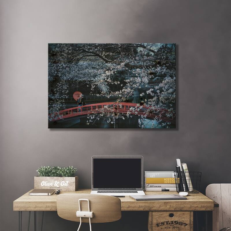 Untitled Print On Wood by Koiki - Multi-Color