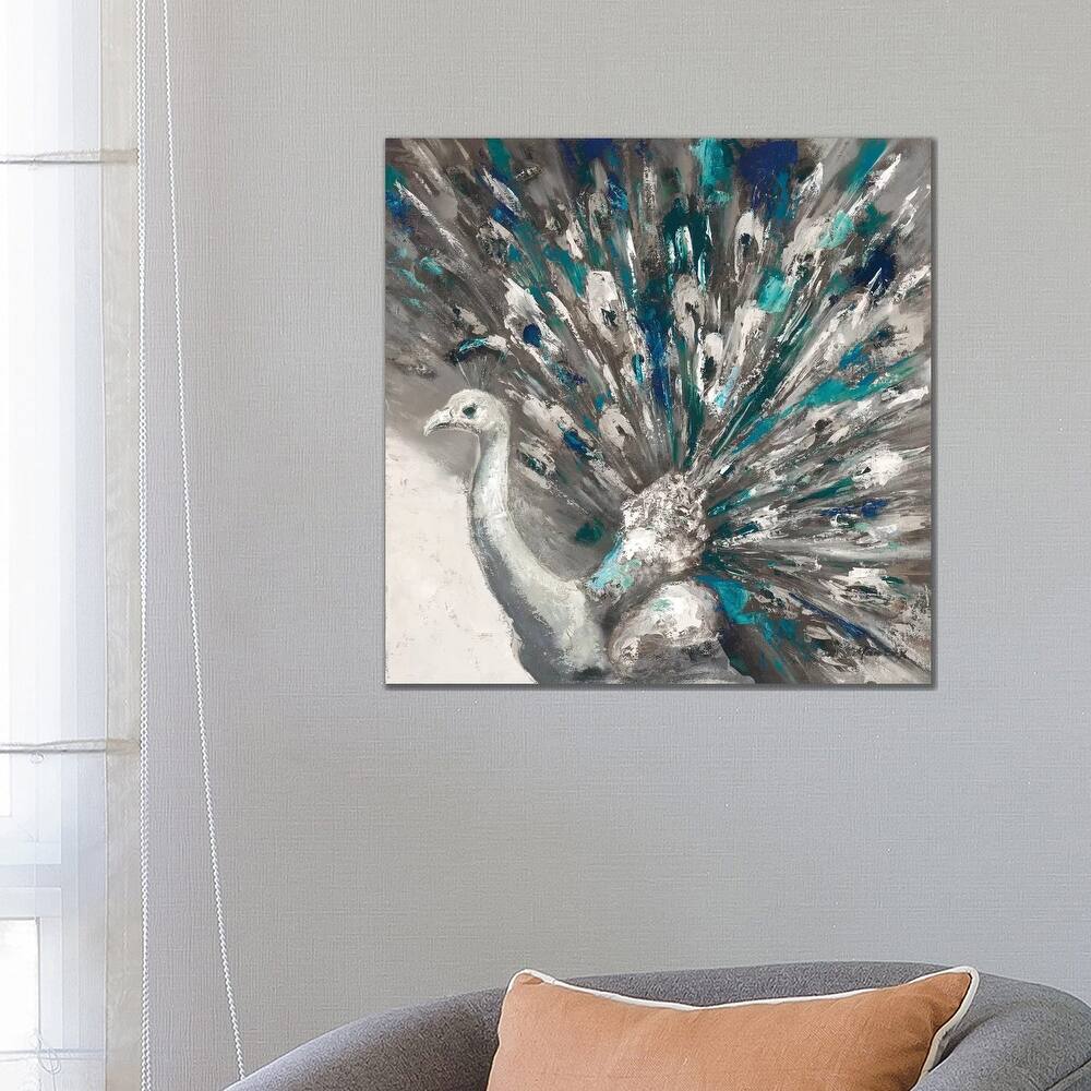 iCanvas 'Proud Peacock II' by Julianne Marcoux Canvas Print Wall Art
