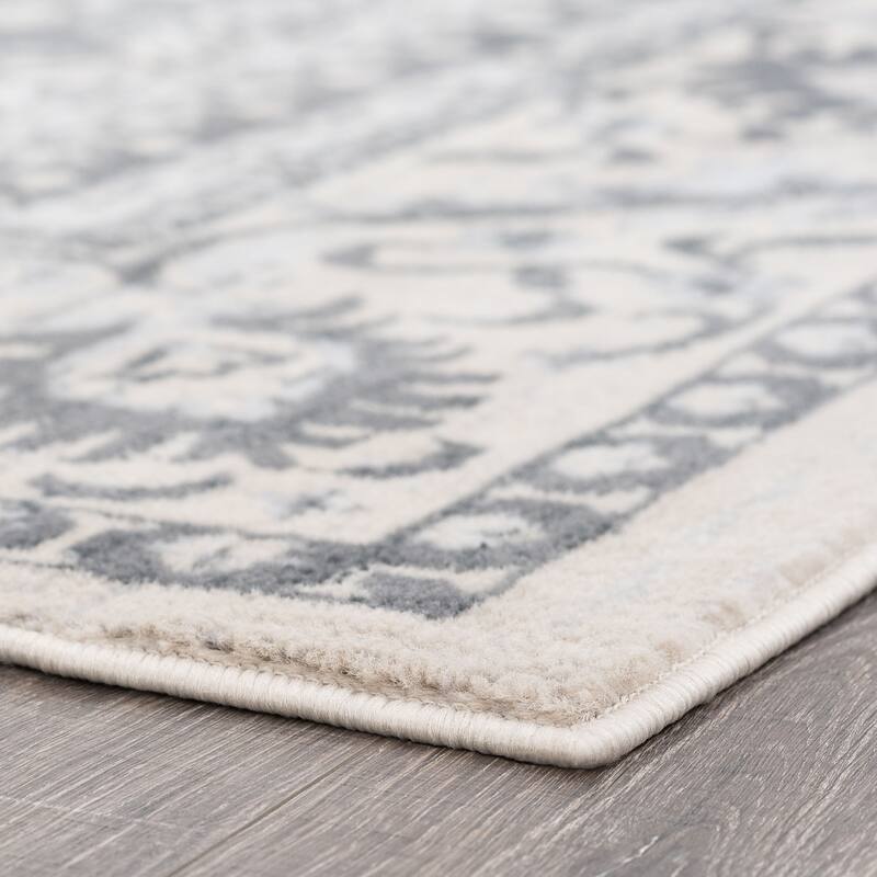 Carrington Shabby Chic Medallion Indoor Area Rug